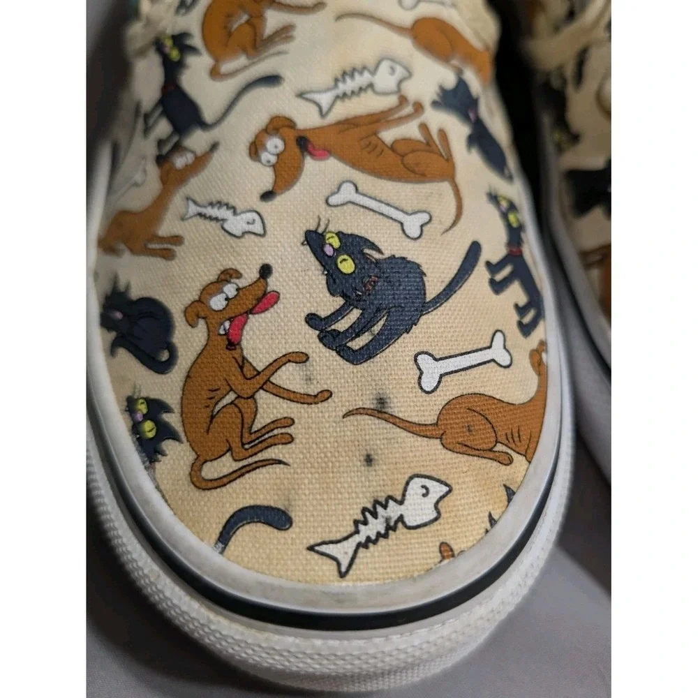 Vans The Simpsons Kids Shoes Slip On Family Pets Kids SZ 4.5